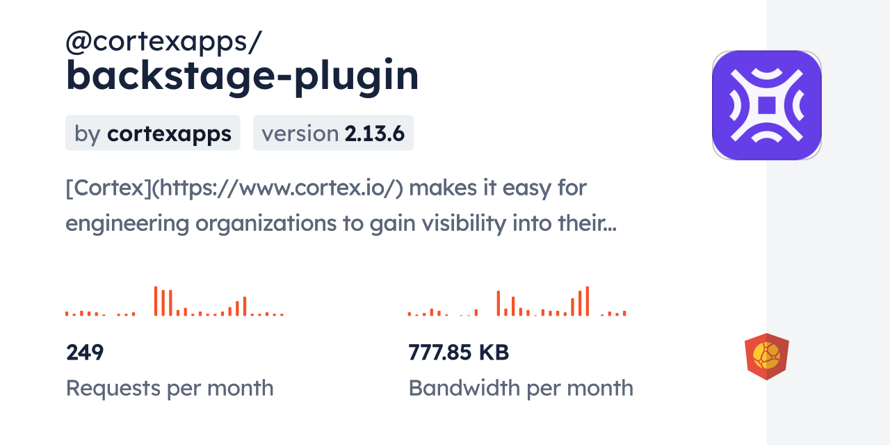 @cortexapps/backstage-plugin CDN by jsDelivr - A CDN for npm and GitHub