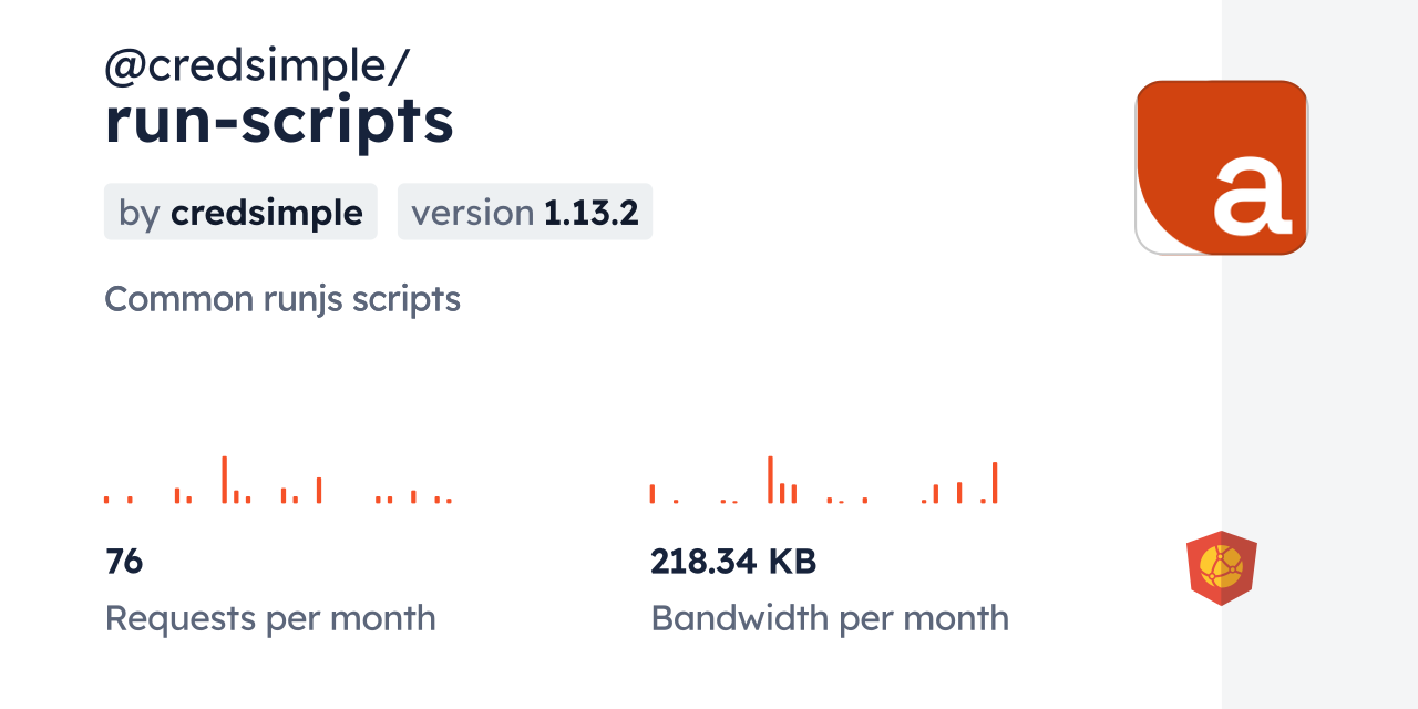 @credsimple/run-scripts CDN by jsDelivr - A CDN for npm and GitHub