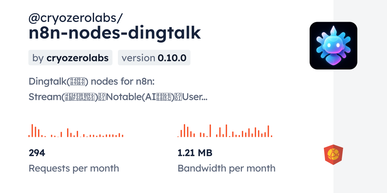 @cryozerolabs/n8n-nodes-dingtalk CDN by jsDelivr - A CDN for npm and GitHub