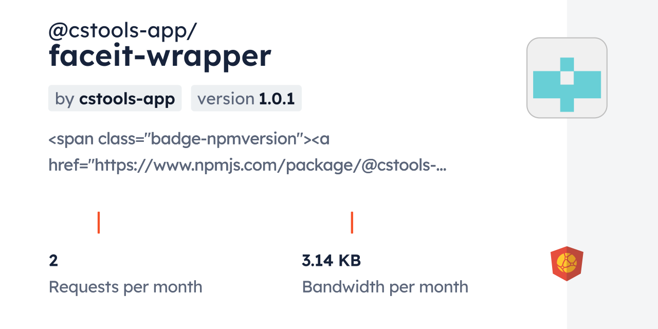 @cstools-app/faceit-wrapper CDN by jsDelivr - A CDN for npm and GitHub