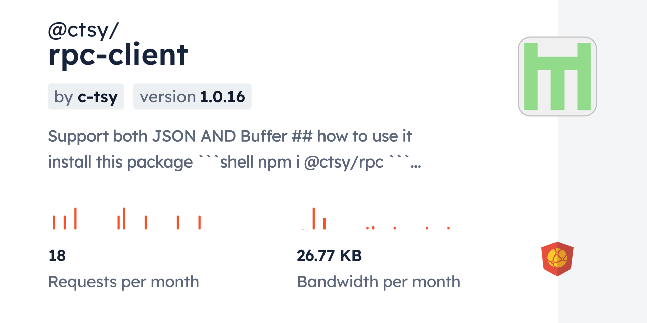 @ctsy/rpc-client CDN by jsDelivr - A CDN for npm and GitHub