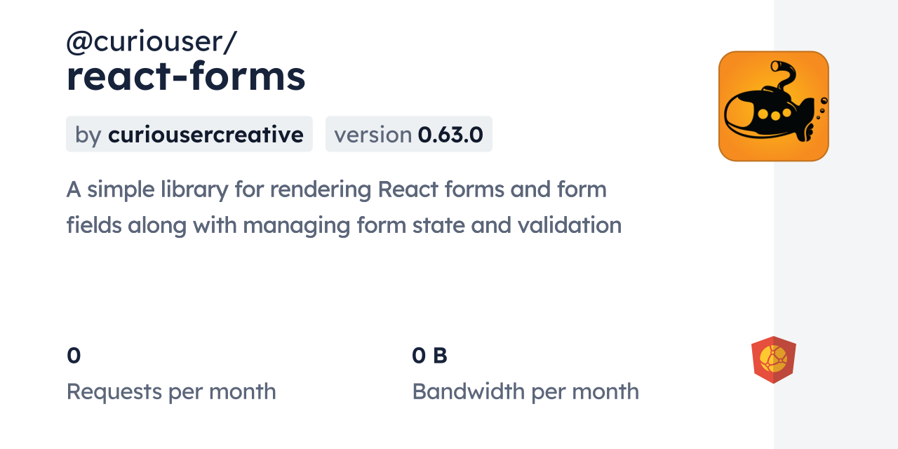@curiouser/react-forms CDN by jsDelivr - A CDN for npm and GitHub