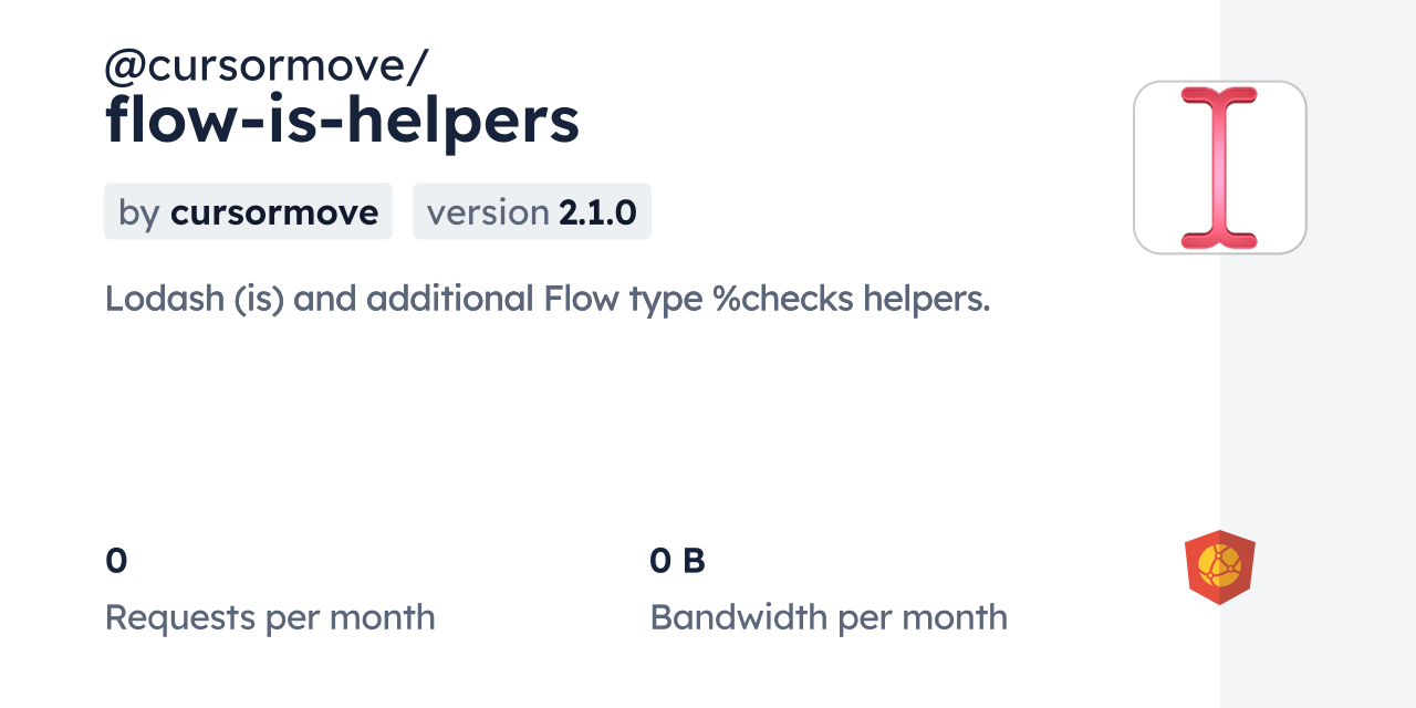 cursormove/flowishelpers CDN by jsDelivr A CDN for npm and GitHub