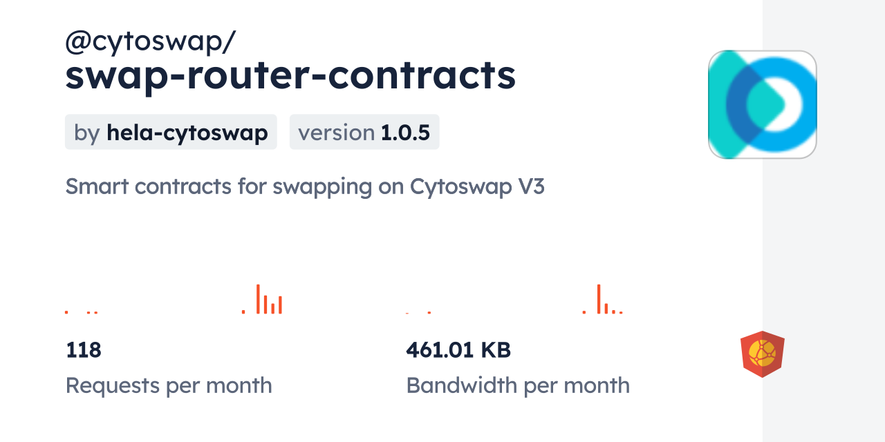 @cytoswap/swap-router-contracts CDN by jsDelivr - A CDN for npm and GitHub