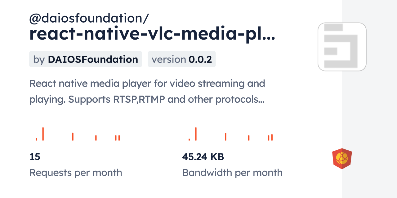 @daiosfoundation/react-native-vlc-media-player CDN by jsDelivr - A CDN ...