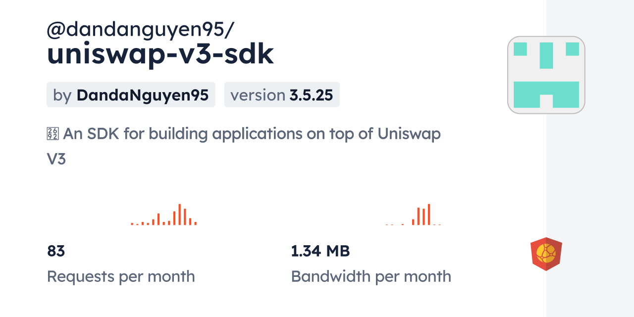 dandanguyen95/uniswap-v3-sdk CDN by jsDelivr - A CDN for npm and GitHub