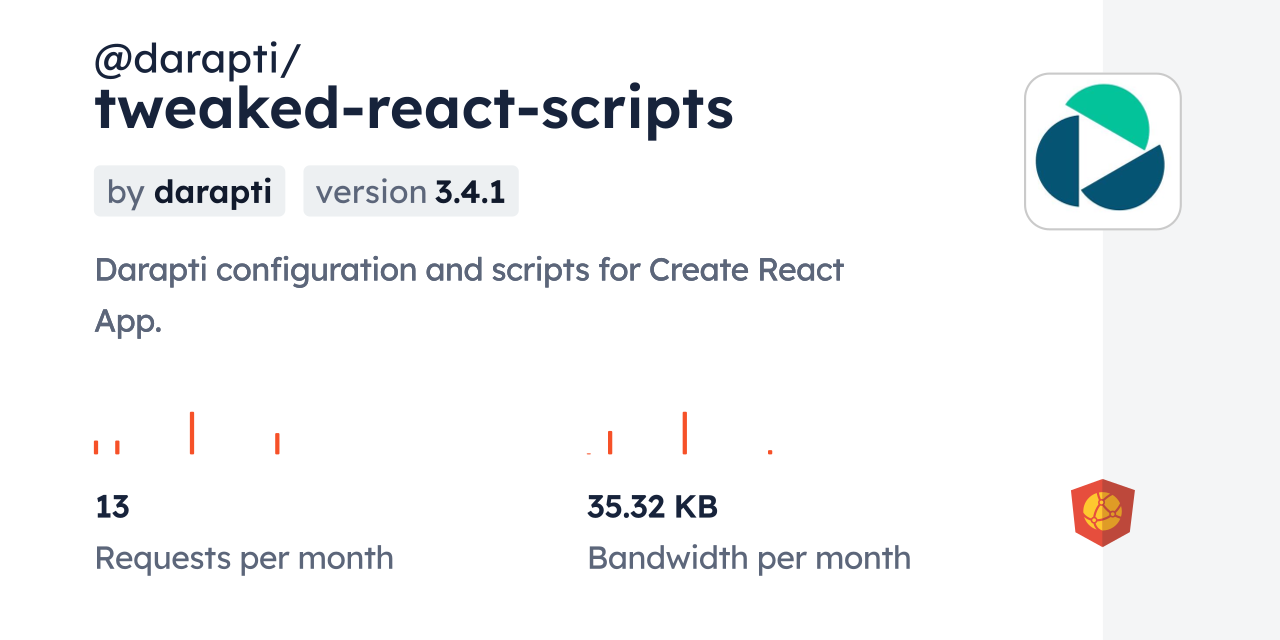 @darapti/tweaked-react-scripts CDN by jsDelivr - A CDN for npm and GitHub