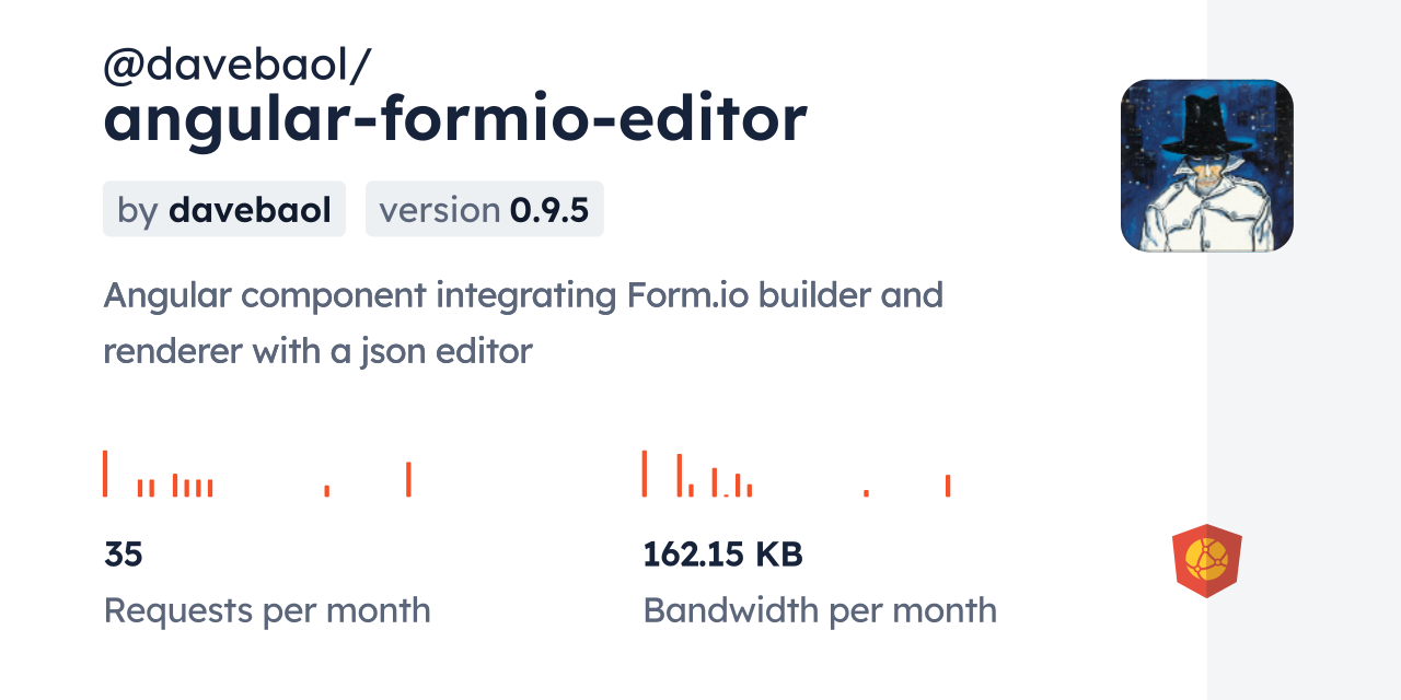 @davebaol/angular-formio-editor CDN by jsDelivr - A CDN for npm and GitHub