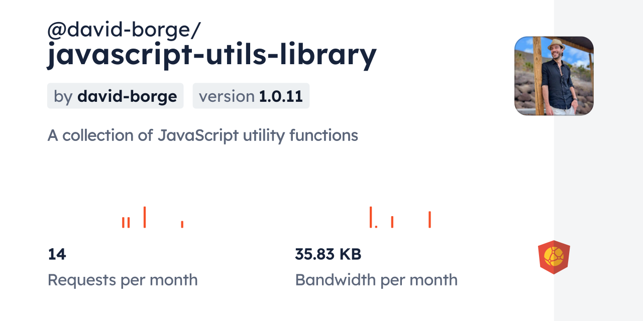 @david-borge/javascript-utils-library CDN by jsDelivr - A CDN for npm ...