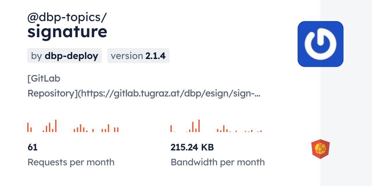 @dbp-topics/signature CDN by jsDelivr - A CDN for npm and GitHub