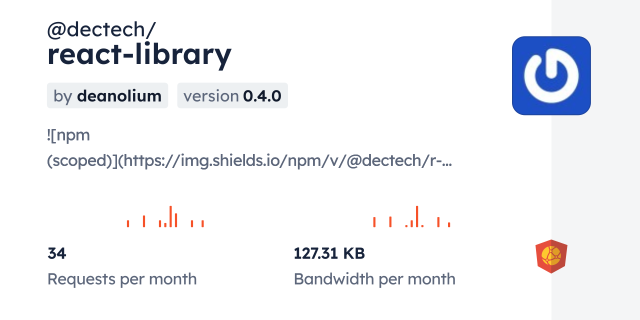 @dectech/react-library CDN by jsDelivr - A CDN for npm and GitHub