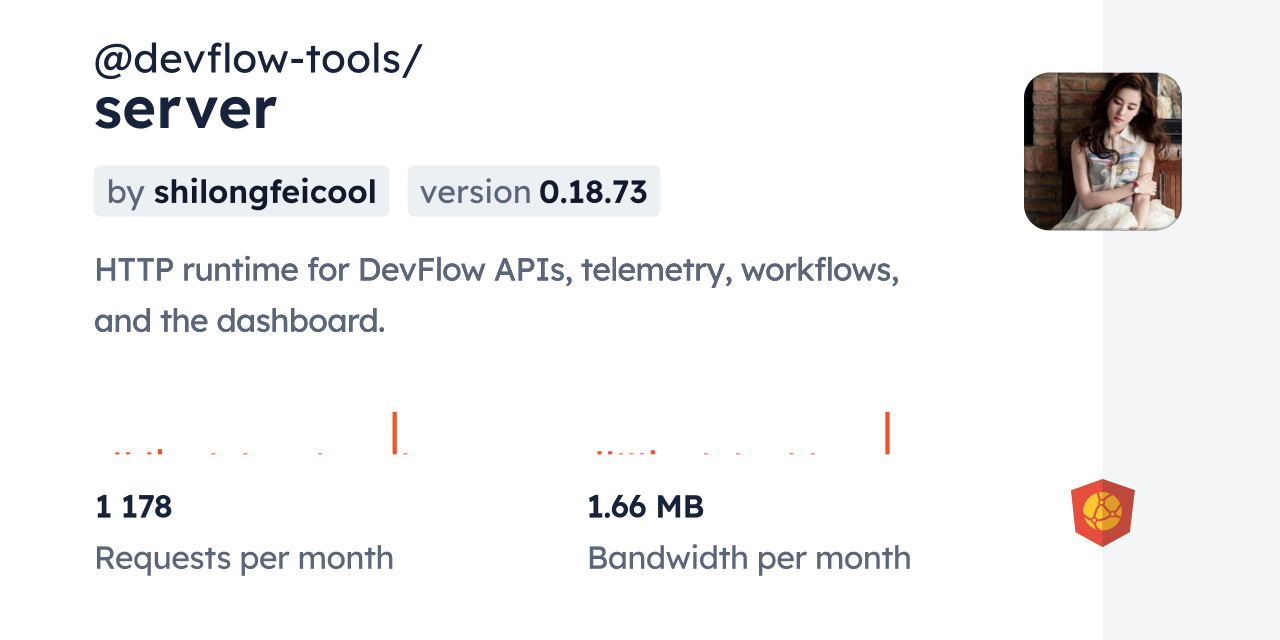 @devflow-tools/server CDN by jsDelivr - A CDN for npm and GitHub