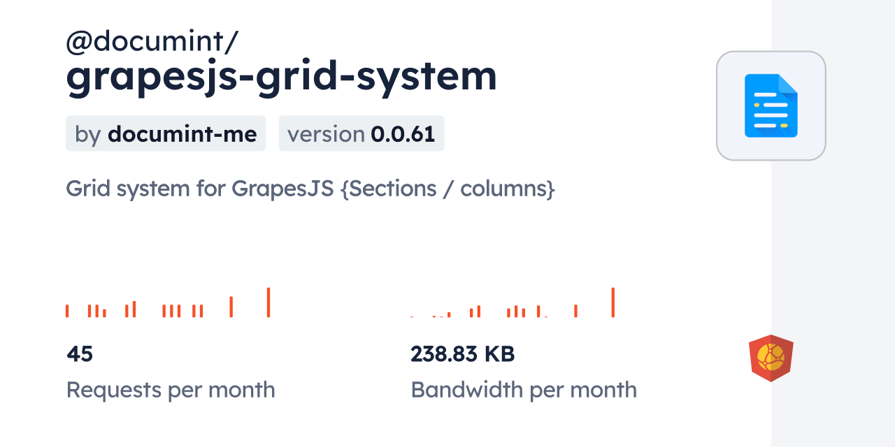 @documint/grapesjs-grid-system CDN by jsDelivr - A CDN for npm and GitHub