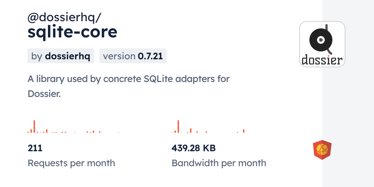 @dossierhq/sqlite-core CDN by jsDelivr - A CDN for npm and GitHub