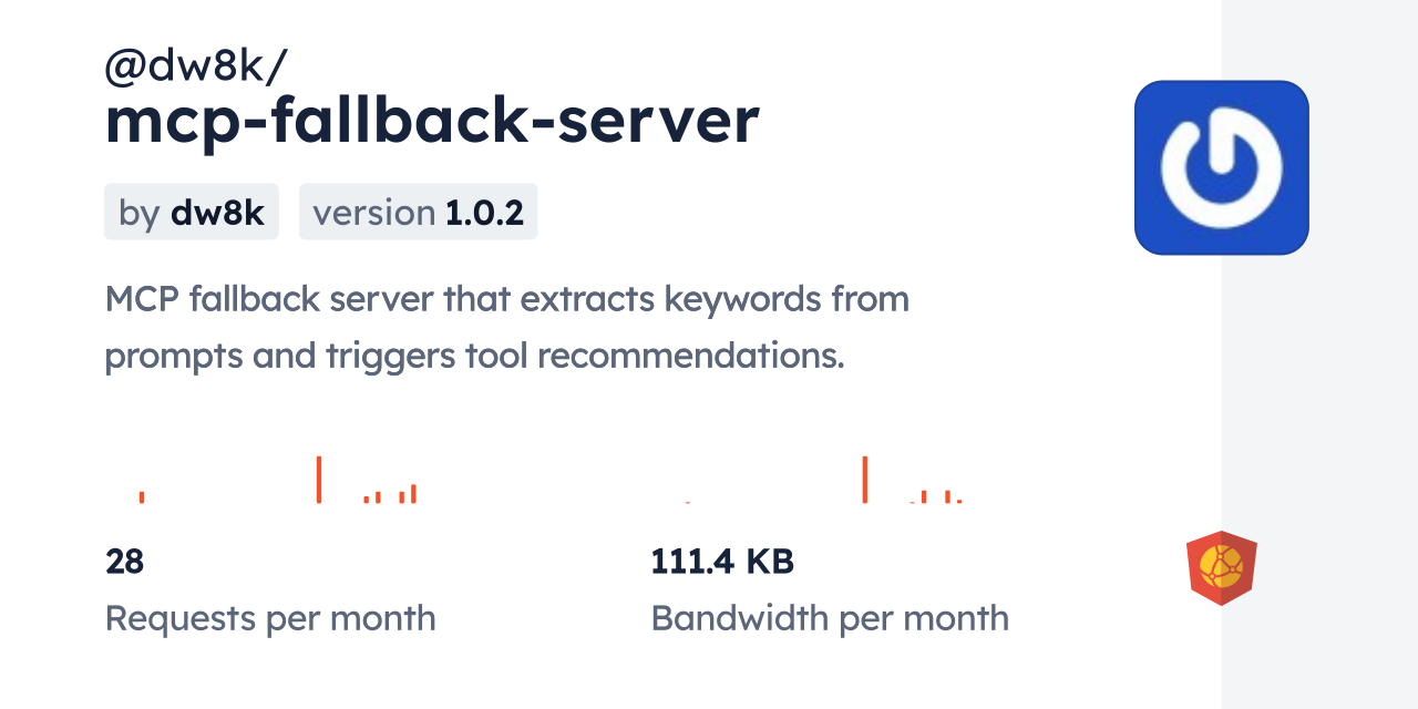 @dw8k/mcp-fallback-server CDN by jsDelivr - A CDN for npm and GitHub
