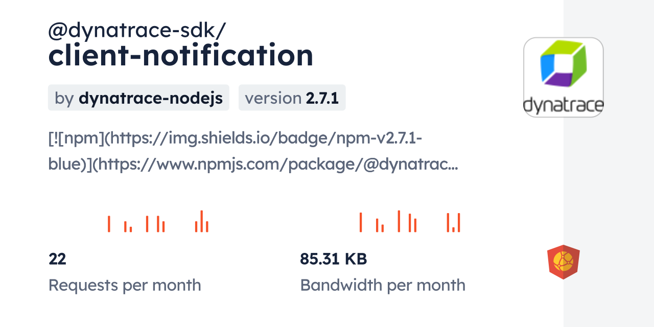 @dynatrace-sdk/client-notification CDN by jsDelivr - A CDN for npm and ...