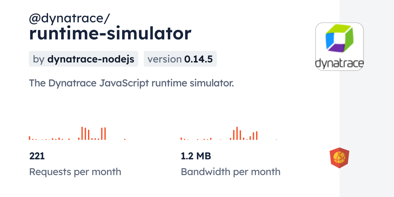 @dynatrace/runtime-simulator CDN by jsDelivr - A CDN for npm and GitHub