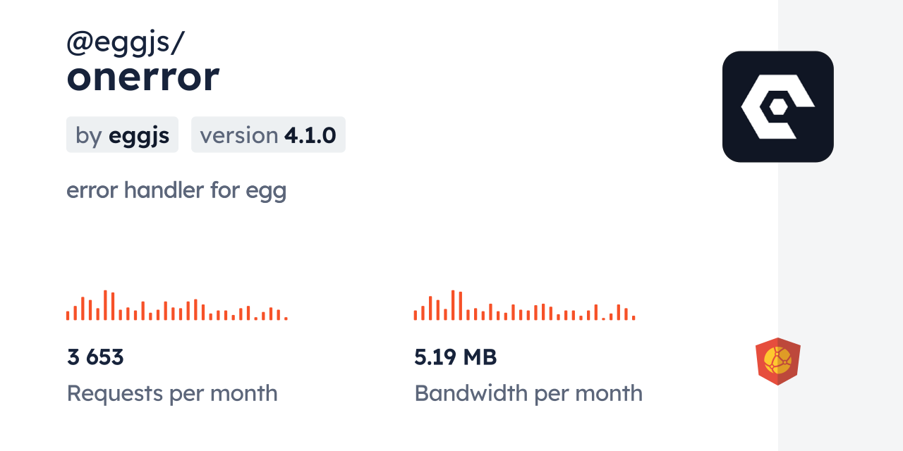 @eggjs/onerror CDN by jsDelivr - A CDN for npm and GitHub