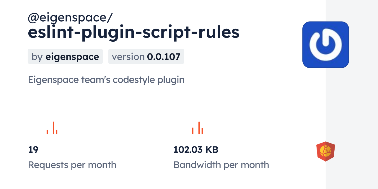 @eigenspace/eslint-plugin-script-rules CDN by jsDelivr - A CDN for npm ...