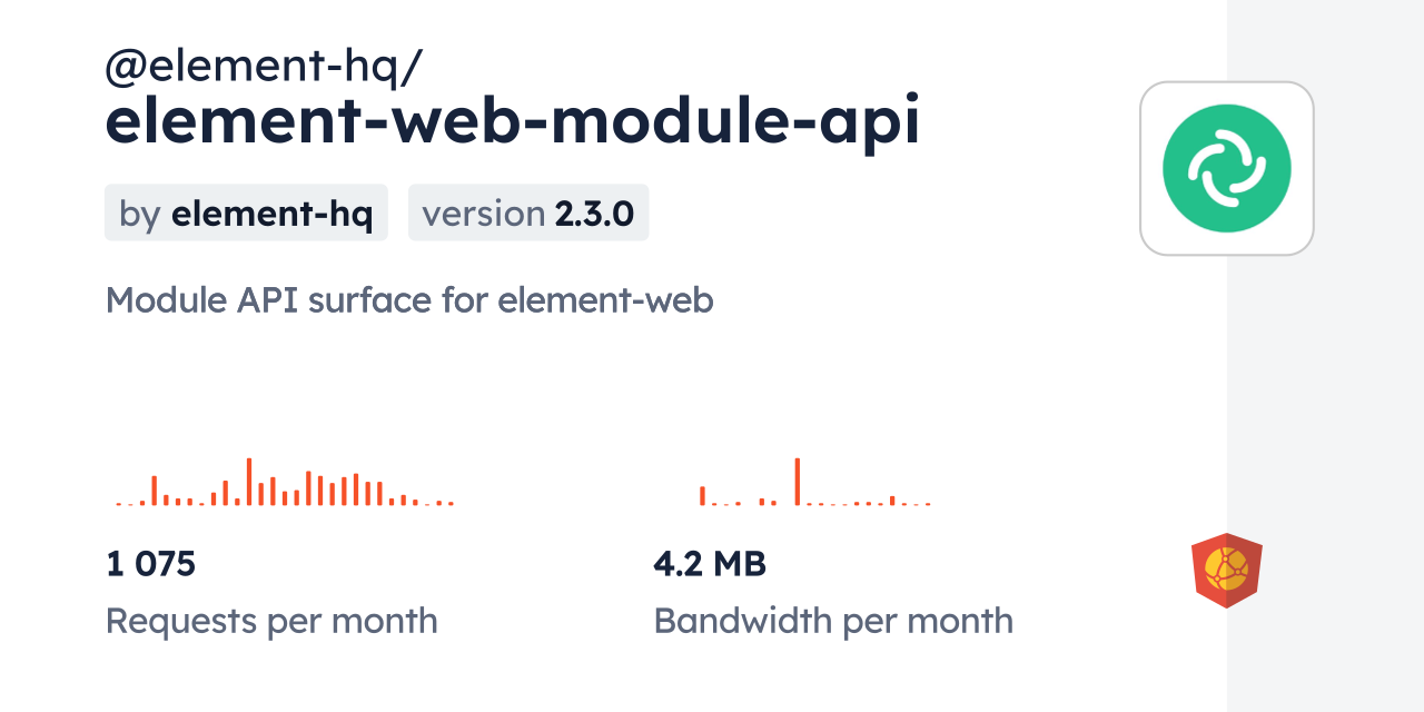 @element-hq/element-web-module-api CDN by jsDelivr - A CDN for npm and ...