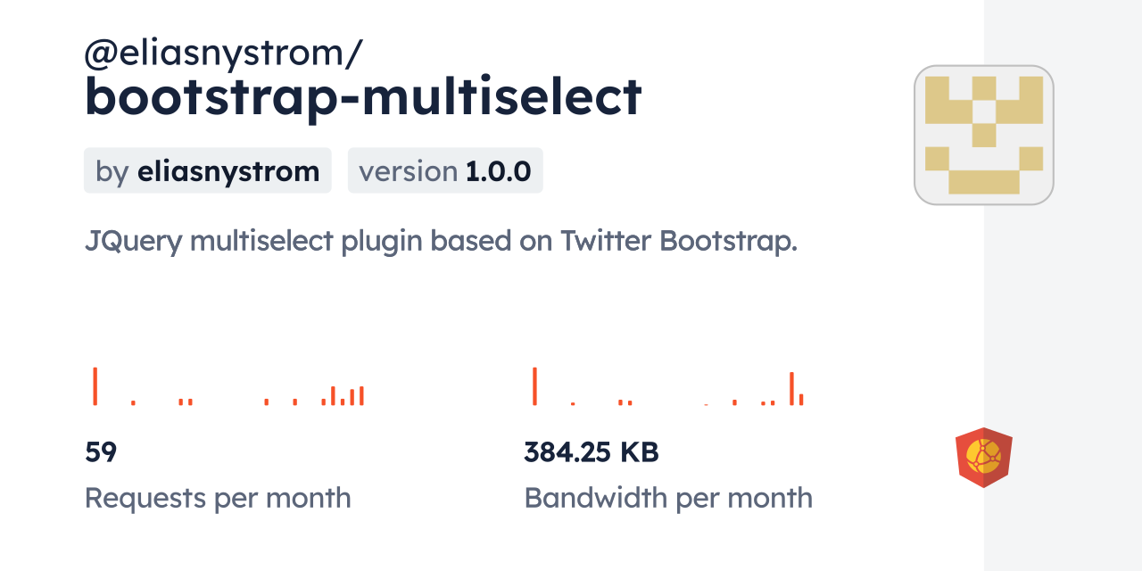 @eliasnystrom/bootstrap-multiselect CDN by jsDelivr - A CDN for npm and ...