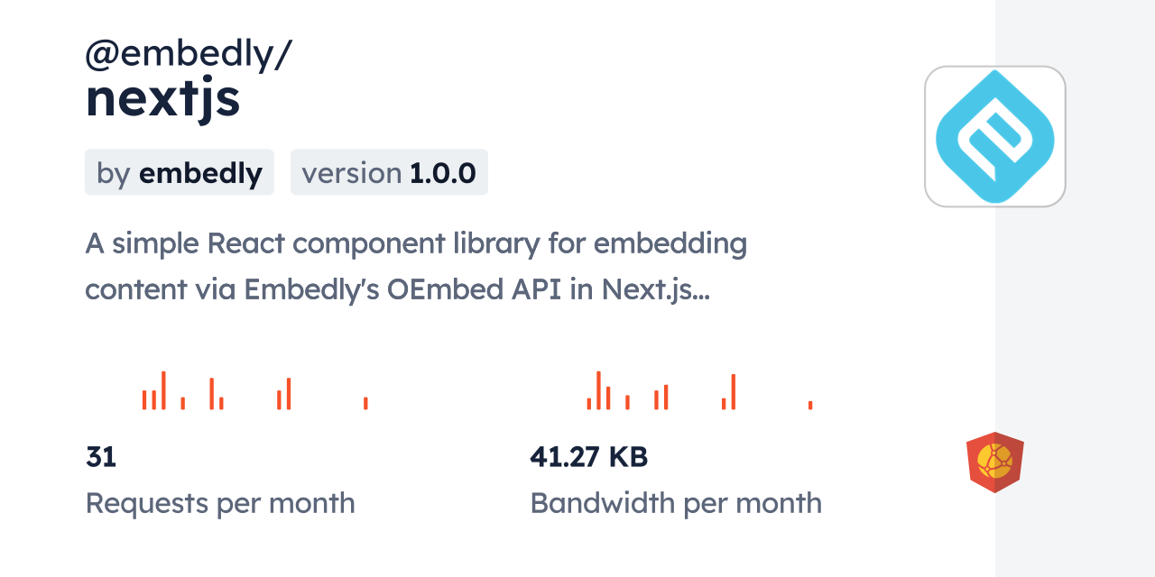 @embedly/nextjs CDN by jsDelivr - A CDN for npm and GitHub