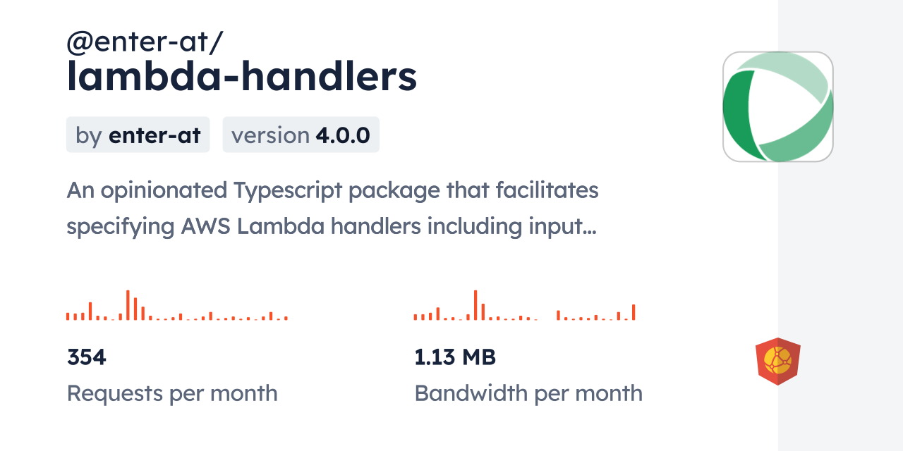 @enter-at/lambda-handlers CDN by jsDelivr - A CDN for npm and GitHub