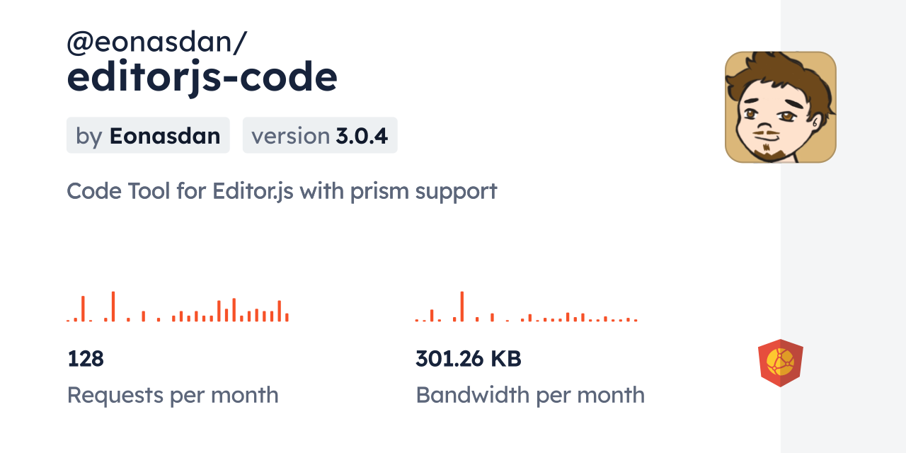@eonasdan/editorjs-code CDN by jsDelivr - A CDN for npm and GitHub