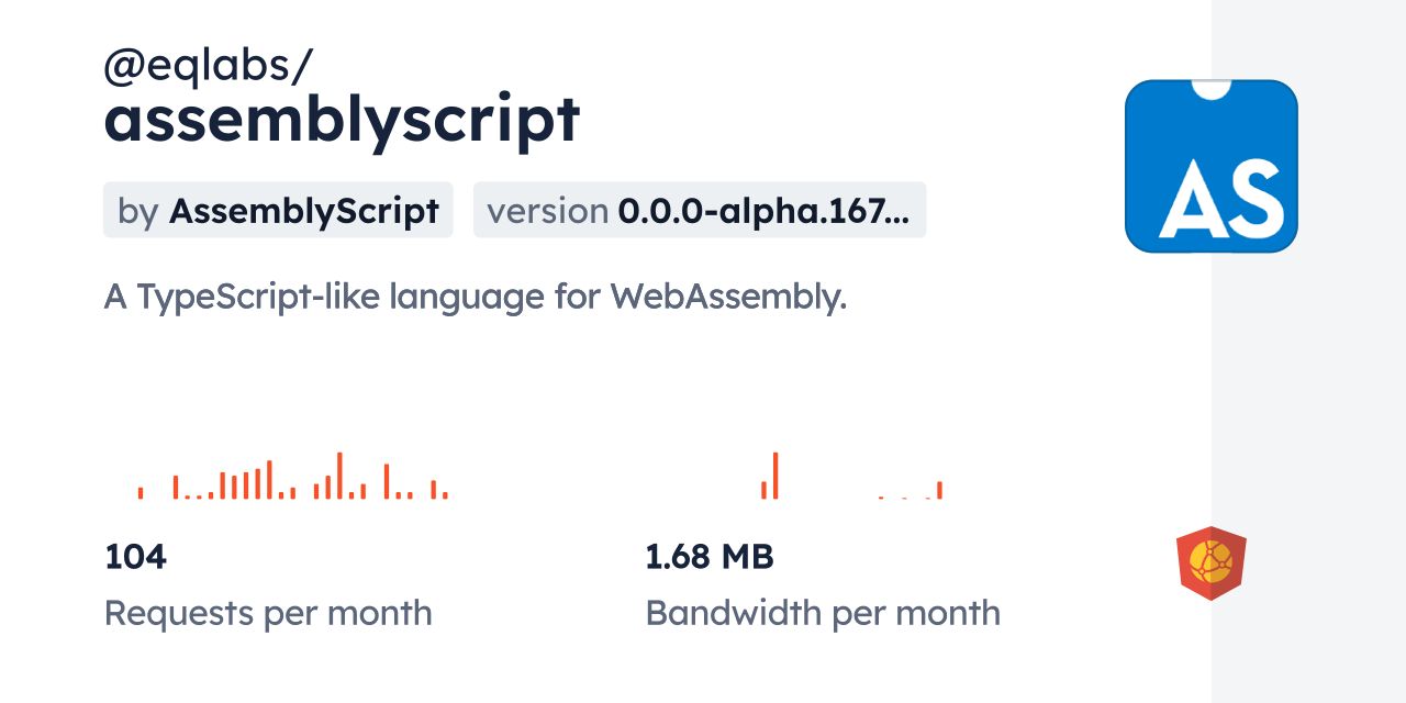 @eqlabs/assemblyscript CDN by jsDelivr - A CDN for npm and GitHub