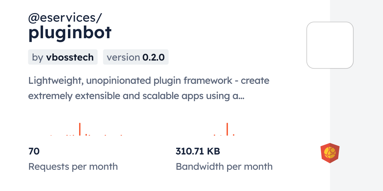 @eservices/pluginbot CDN by jsDelivr - A CDN for npm and GitHub