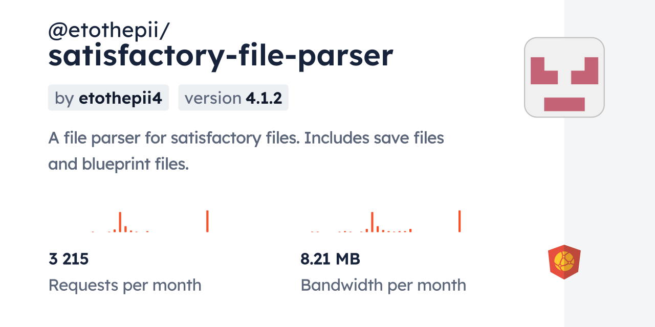 @etothepii/satisfactory-file-parser CDN by jsDelivr - A CDN for npm and ...