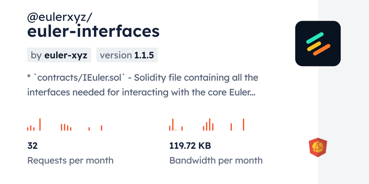 @eulerxyz/euler-interfaces CDN by jsDelivr - A CDN for npm and GitHub