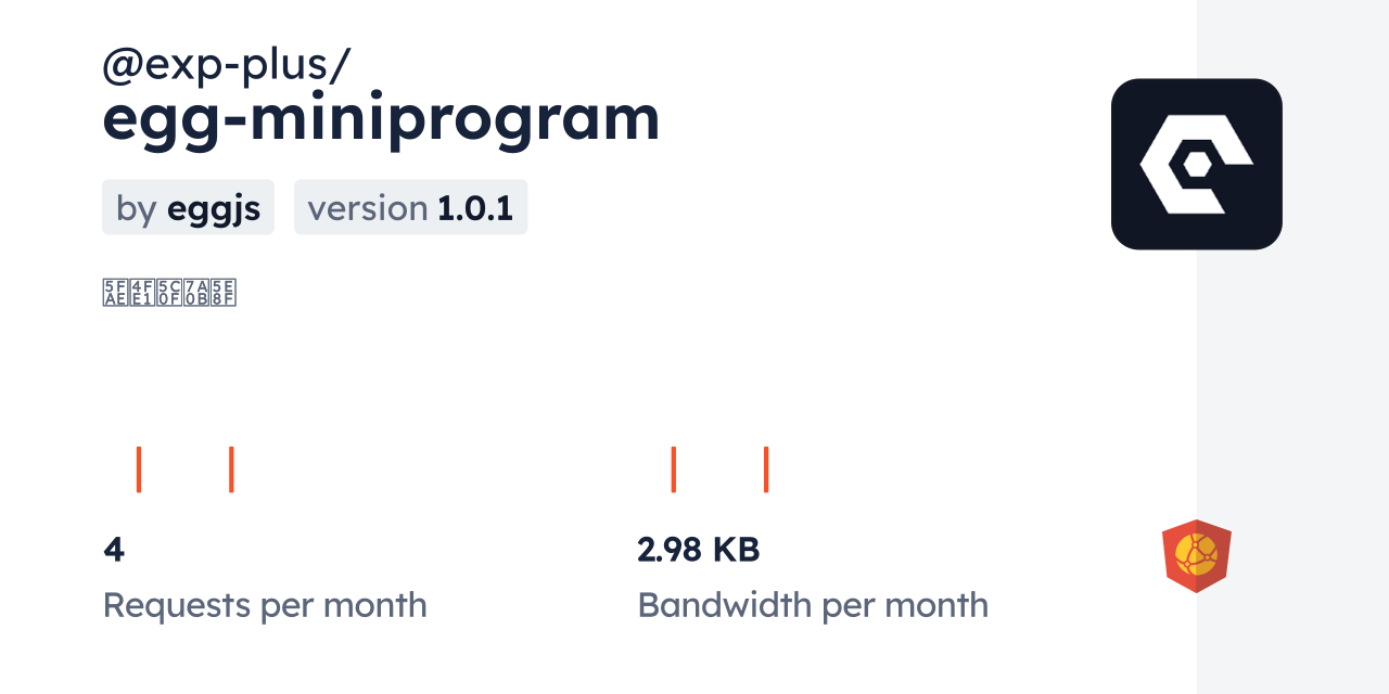 @exp-plus/egg-miniprogram CDN by jsDelivr - A CDN for npm and GitHub