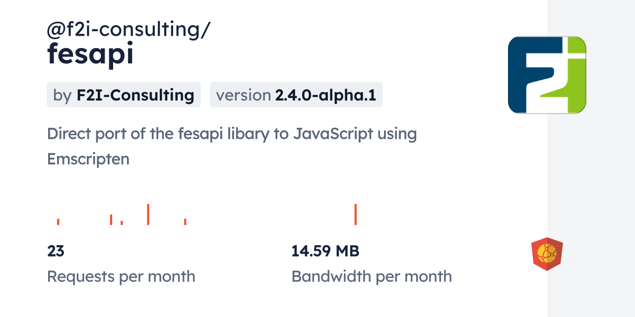 @f2i-consulting/fesapi CDN by jsDelivr - A CDN for npm and GitHub