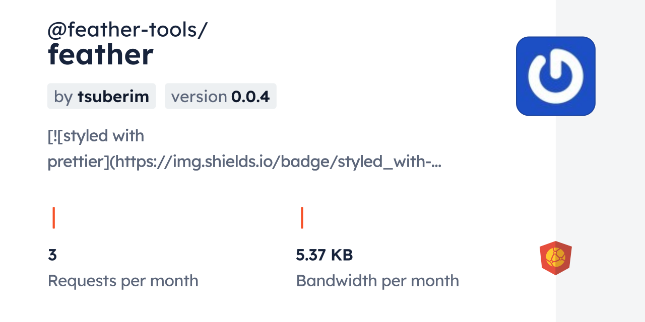 @feather-tools/feather CDN by jsDelivr - A CDN for npm and GitHub
