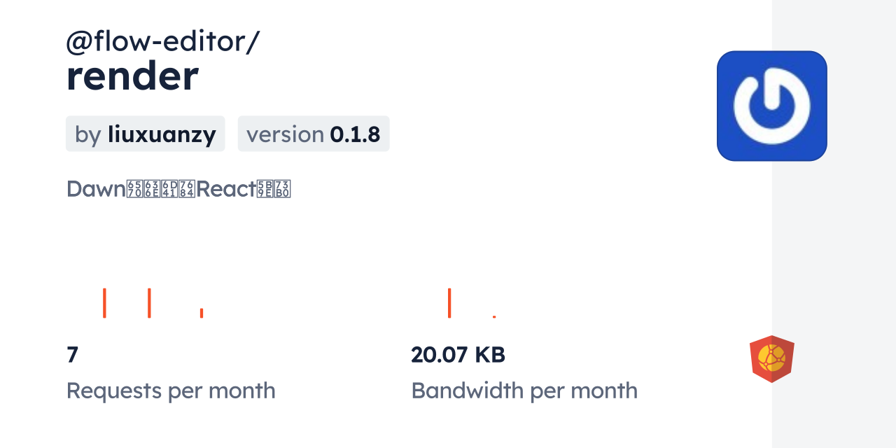 @flow-editor/render CDN by jsDelivr - A CDN for npm and GitHub
