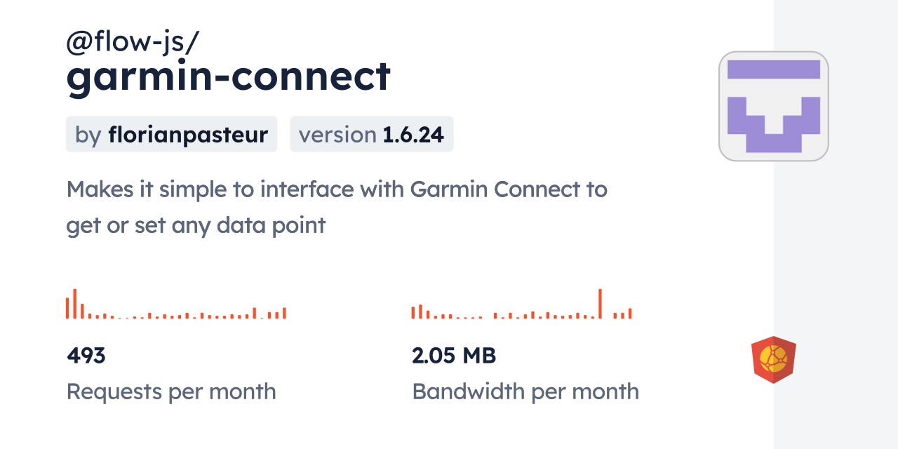 @flow-js/garmin-connect CDN by jsDelivr - A CDN for npm and GitHub