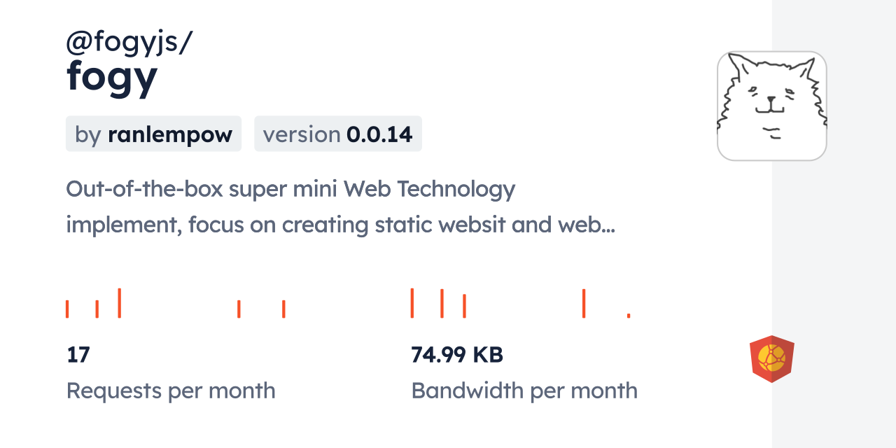 @fogyjs/fogy CDN by jsDelivr - A CDN for npm and GitHub