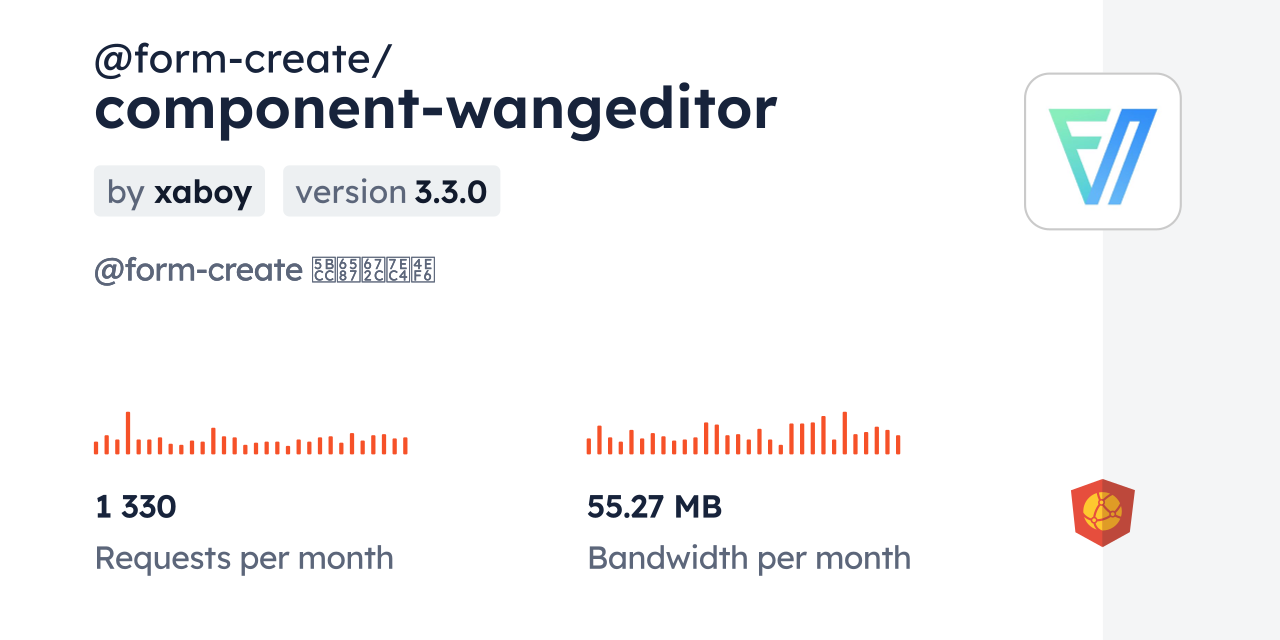 @form-create/component-wangeditor CDN by jsDelivr - A CDN for npm and ...