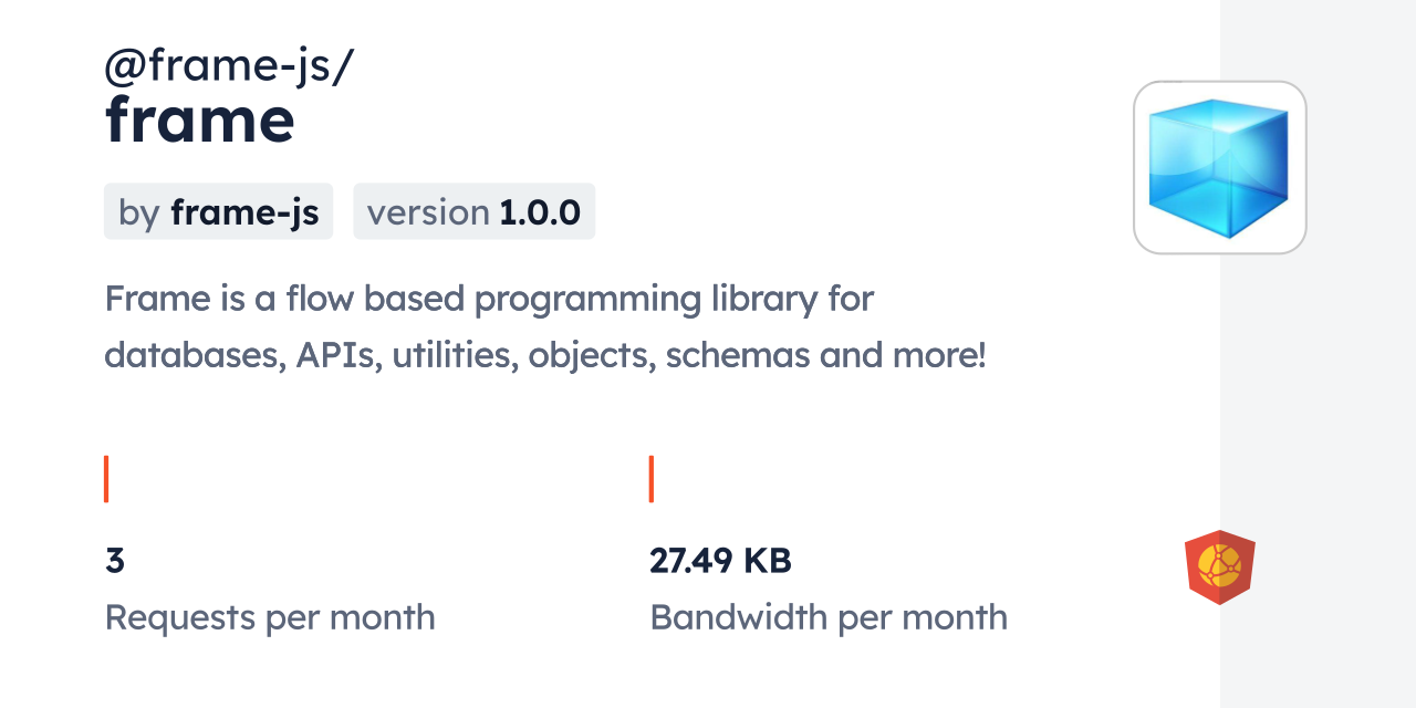 framejs/frame CDN by jsDelivr A CDN for npm and GitHub