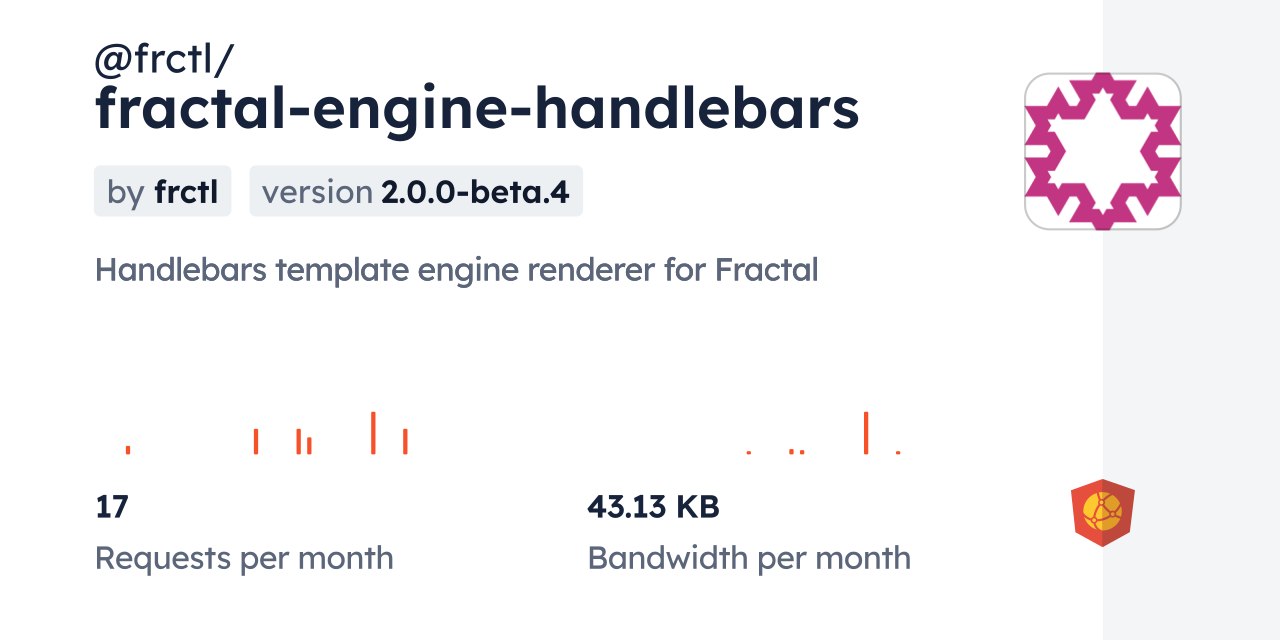 @frctl/fractal-engine-handlebars CDN by jsDelivr - A CDN for npm and GitHub