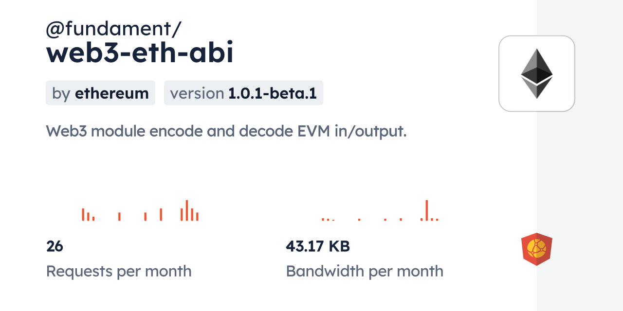@fundament/web3-eth-abi CDN by jsDelivr - A CDN for npm and GitHub