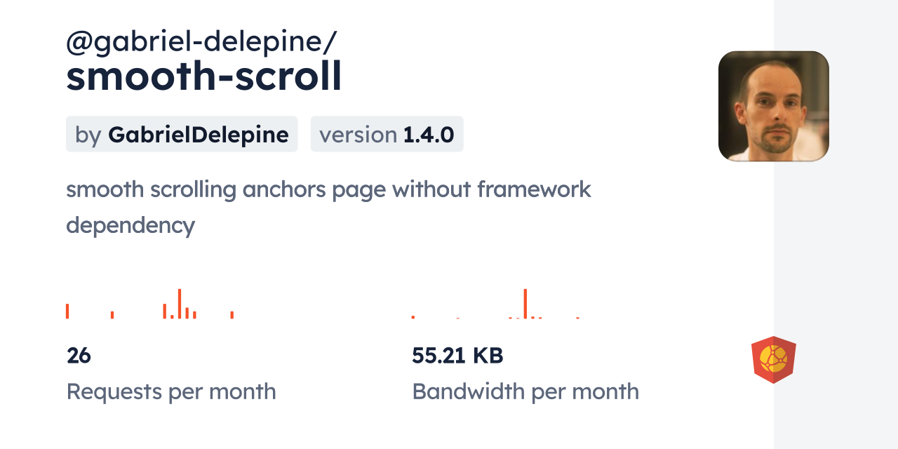 @gabriel-delepine/smooth-scroll CDN by jsDelivr - A CDN for npm and GitHub