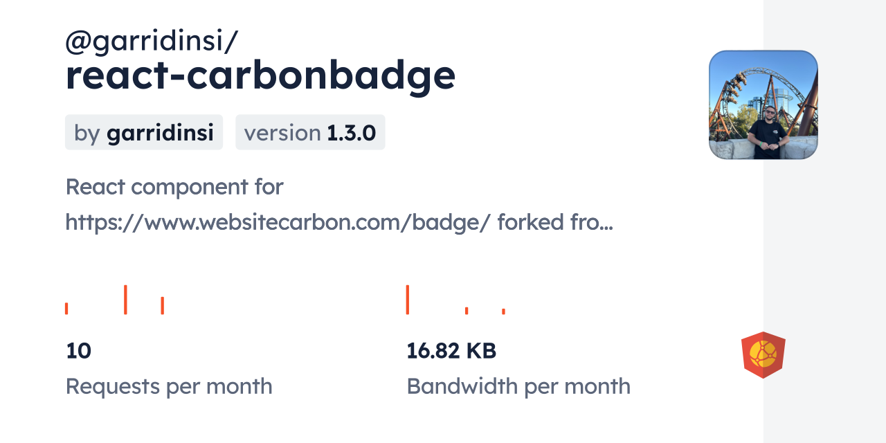 @garridinsi/react-carbonbadge CDN by jsDelivr - A CDN for npm and GitHub