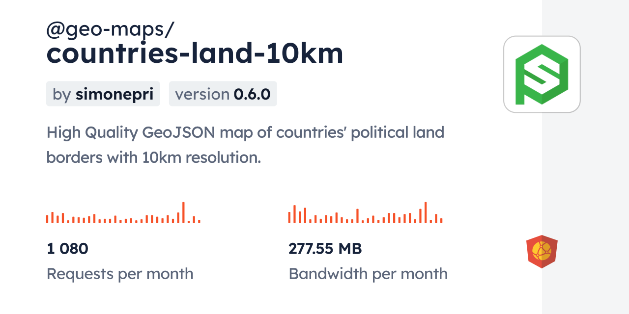 @geo-maps/countries-land-10km CDN by jsDelivr - A CDN for npm and GitHub