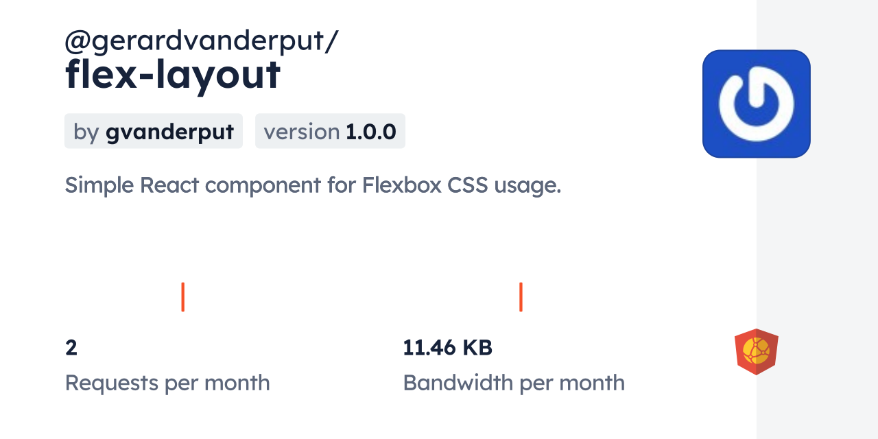 @gerardvanderput/flex-layout CDN by jsDelivr - A CDN for npm and GitHub