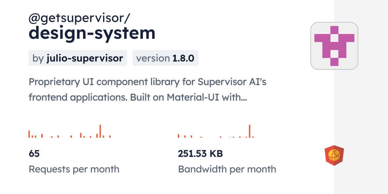 @getsupervisor/design-system CDN by jsDelivr - A CDN for npm and GitHub