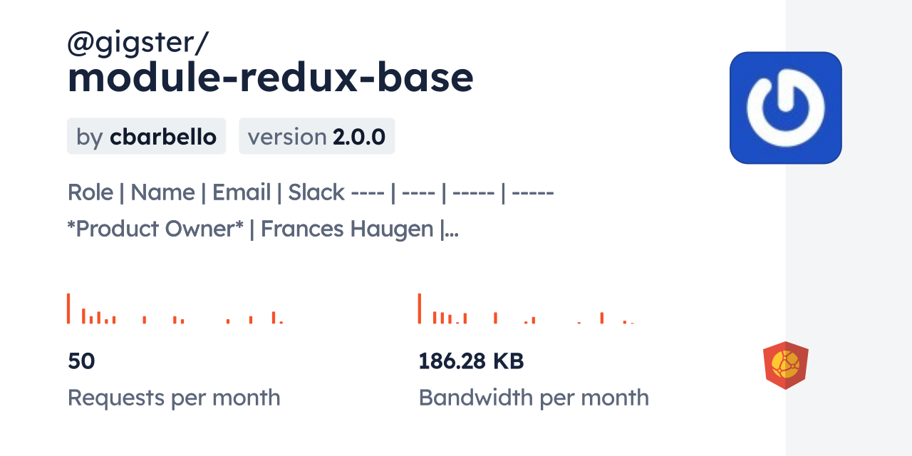 @gigster/module-redux-base CDN by jsDelivr - A CDN for npm and GitHub