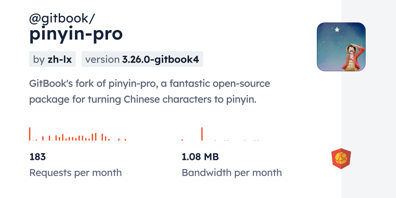 @gitbook/pinyin-pro CDN by jsDelivr - A CDN for npm and GitHub