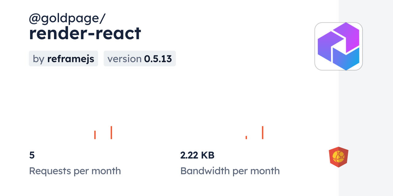@goldpage/render-react CDN by jsDelivr - A CDN for npm and GitHub